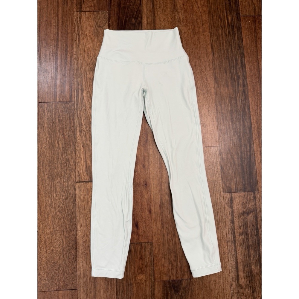 Lululemon Women's Align High-Rise 25'' Sage Green Ankle Leggings- Size 4